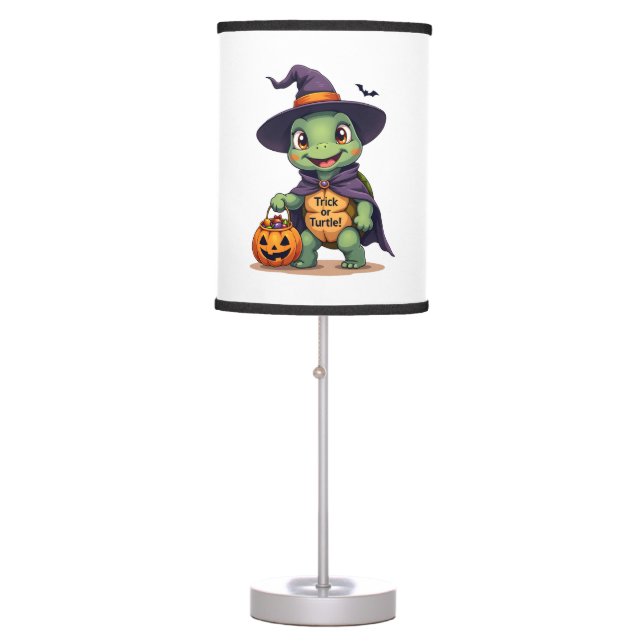 Trick-or-Turtle Table Lamp (Front)