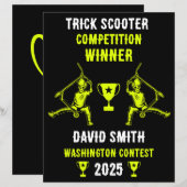Trick Scooter Rider Prize (Front/Back)