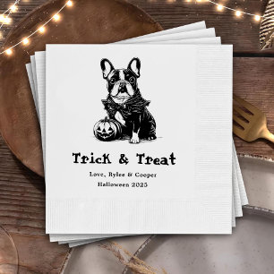 Trick & Treat Custom Pet Cocktail Napkins 
