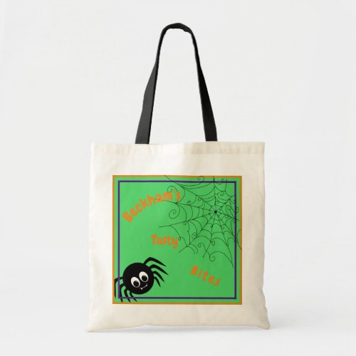 Trick Treat Spider Halloween Budget Tote Bag