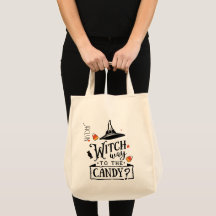 Trick Treat "Witch Way to the Candy?" -Personalize
