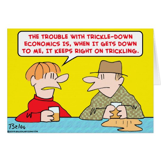 trickle down economics cards (Front Horizontal)