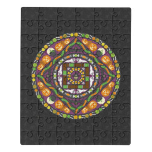 Tricks and Treats Mandala Acrylic Puzzle