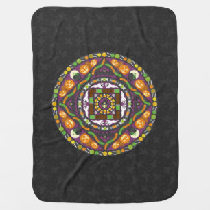 Tricks and Treats Mandala Baby Blanket