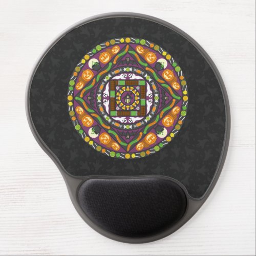 Tricks and Treats Mandala Gel Mouse Pad