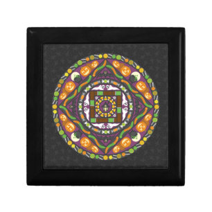 Tricks and Treats Mandala Tile Box