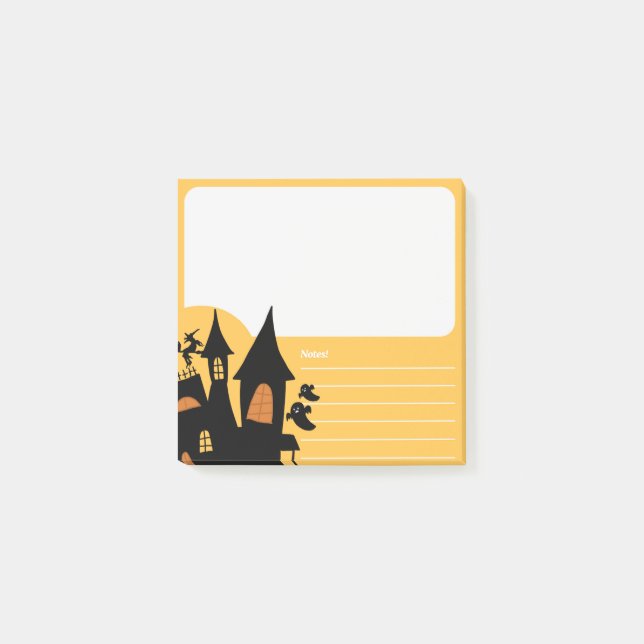 Tricks & Scribbles: Halloween Collection Post-it Notes (Front)