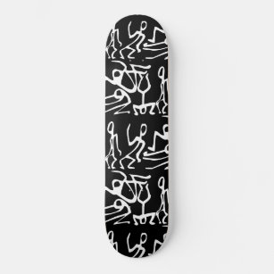 Céline Black x White Logo Skateboard 1CE1027 For Sale at 1stDibs