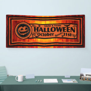 Tricks & Treats Halloween Banner