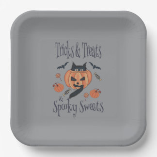 Tricks & Treats Paper Plates