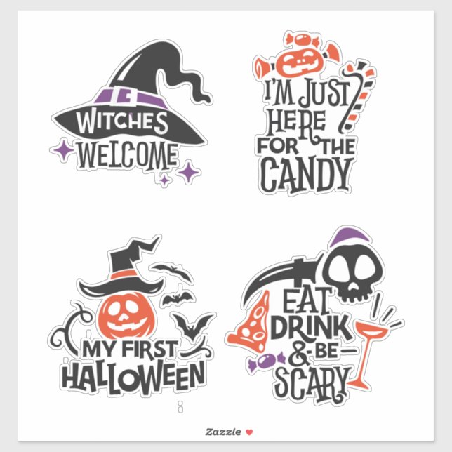 Tricks, Treats & Tiny Frights Sticker (Sheet)