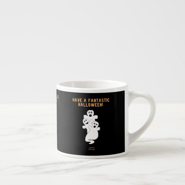 Trickster Ghosts Espresso Mug (Right)