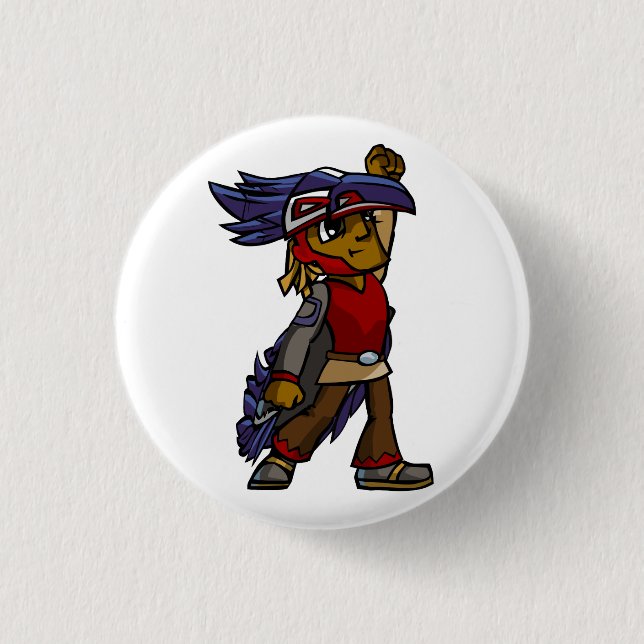Trickster Raven Button (Front)
