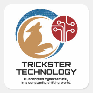 Trickster Technology sticker (light)