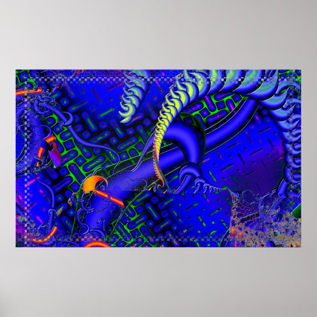 Tricky Bugger 3D Fractal Poster (Front)