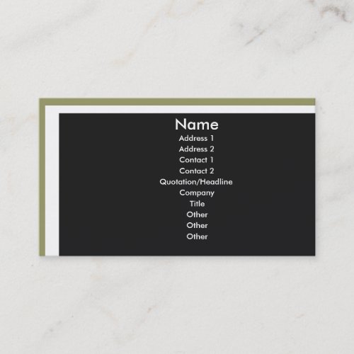 TriColor4 Business Card Templates