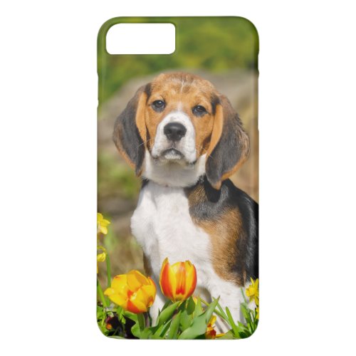 Tricolor Beagle Puppy Cute Portrait Phonecase iPhone 8 Plus7 Plus Case