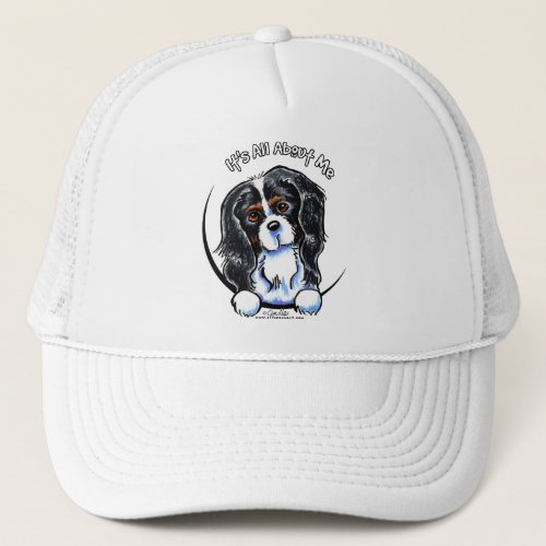 Tricolor Cavalier CKCS IAAM Trucker Hat