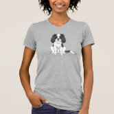English Springer Spaniel Dog King Queen Wearing Crown - English Springer  Spaniel - Kids T-Shirt