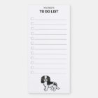Tricolor Cavalier King Charles Spaniel To Do List
