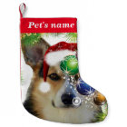 Tricolor Christmas Corgi