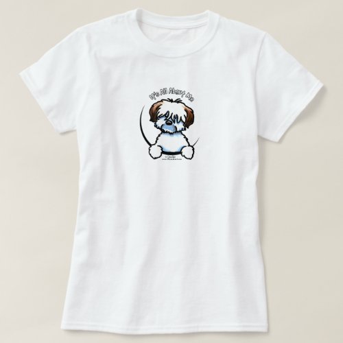 Tricolor Coton Its All About Me T_Shirt