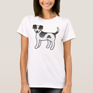 Tricolor Danish-Swedish Farmdog Cute Cartoon Dog T-Shirt