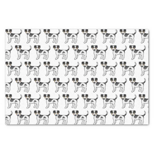 Tricolor Danish_Swedish Farmdog Cute Dogs Pattern Tissue Paper