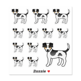 Tricolor Danish-Swedish Farmdog Cute Dogs Sticker