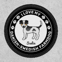 Tricolor Dog I Love My Danish-Swedish Farmdog
