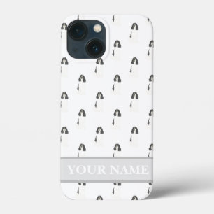 Springer Spaniel Phone Case Wallet - Black & White Springer Spaniel Phone Case Wallet - Black & White