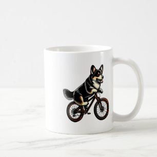 Tricolor Pembroke Welsh Corgi Dog Lover Mountain B Coffee Mug