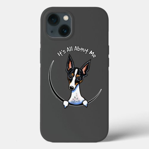 Tricolor Rat Terrier Its All About Me iPhone 13 Case