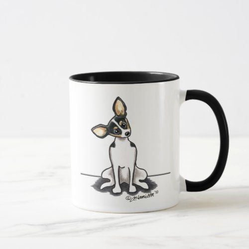 Tricolor Rat Terrier Sit Pretty Mug