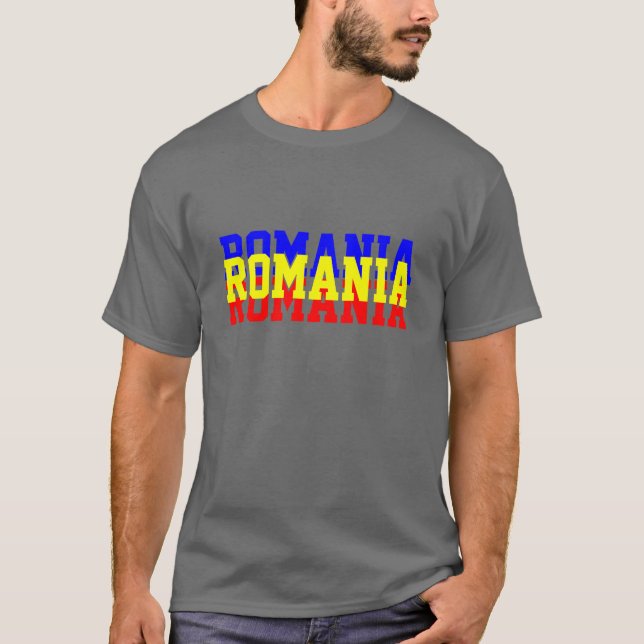 Tricolor Romania T-shirt (Front)