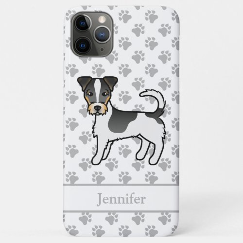 Tricolor Rough Coat Jack Russell Terrier  Name iPhone 11 Pro Max Case