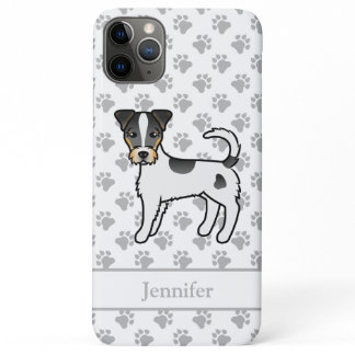 Tricolor Rough Coat Parson Russell Terrier &amp; Name iPhone 11 Pro Max Case