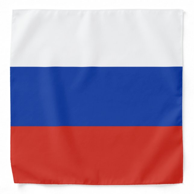 Tricolor Russia flag Bandana (Front)