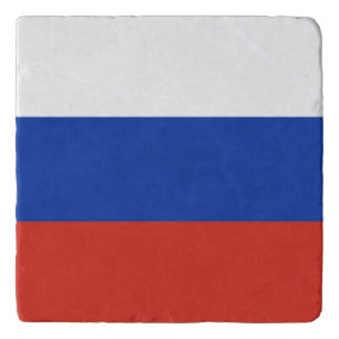 Tricolor Russia flag Trivet