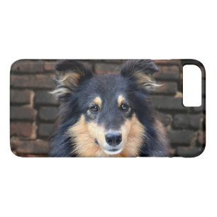 Tricolor Sheltie face iPhone 8 Plus/7 Plus Case