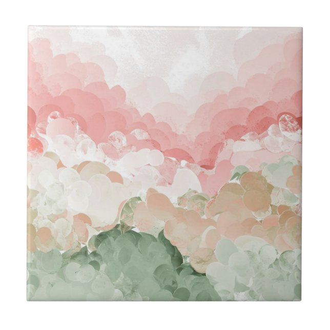 Tricolor small ceramic tile (Front)