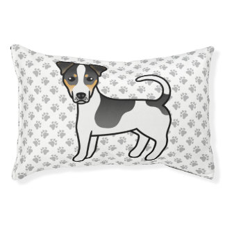 Tricolor Smooth Coat Jack Russell Terrier Dog Pet Bed