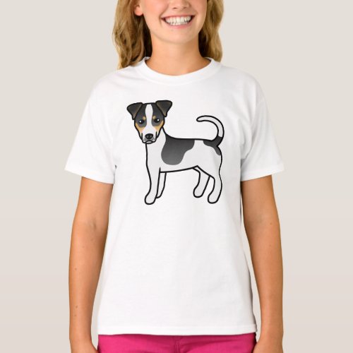 Tricolor Smooth Coat Jack Russell Terrier Dog T_Shirt
