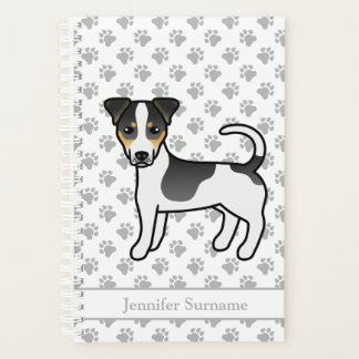 Tricolor Smooth Coat Jack Russell Terrier &amp; Name Planner