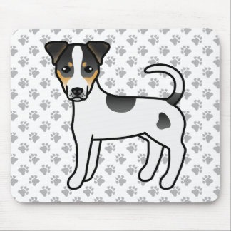 Tricolor Smooth Coat Parson Russell Terrier Dog Mouse Pad