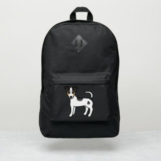 Tricolor Smooth Coat Parson Russell Terrier Dog Port Authority® Backpack