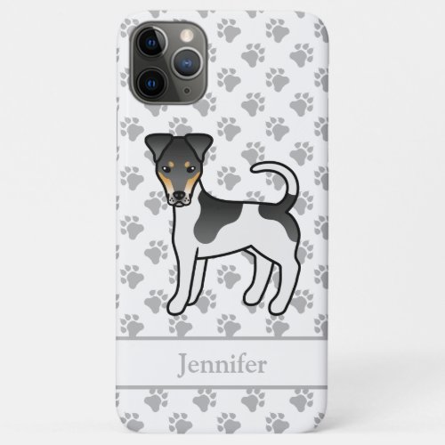 Tricolor Smooth Fox Terrier Cute Dog  Name iPhone 11 Pro Max Case