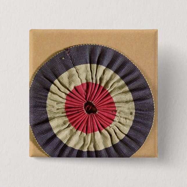 Tricolore rosette button (Front)