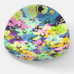 Tricolour Mosaic Orchids, Paperweight