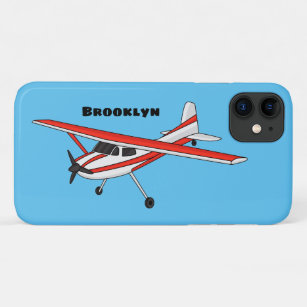 Tricycle gear aircraft cartoon  iPhone 11 case